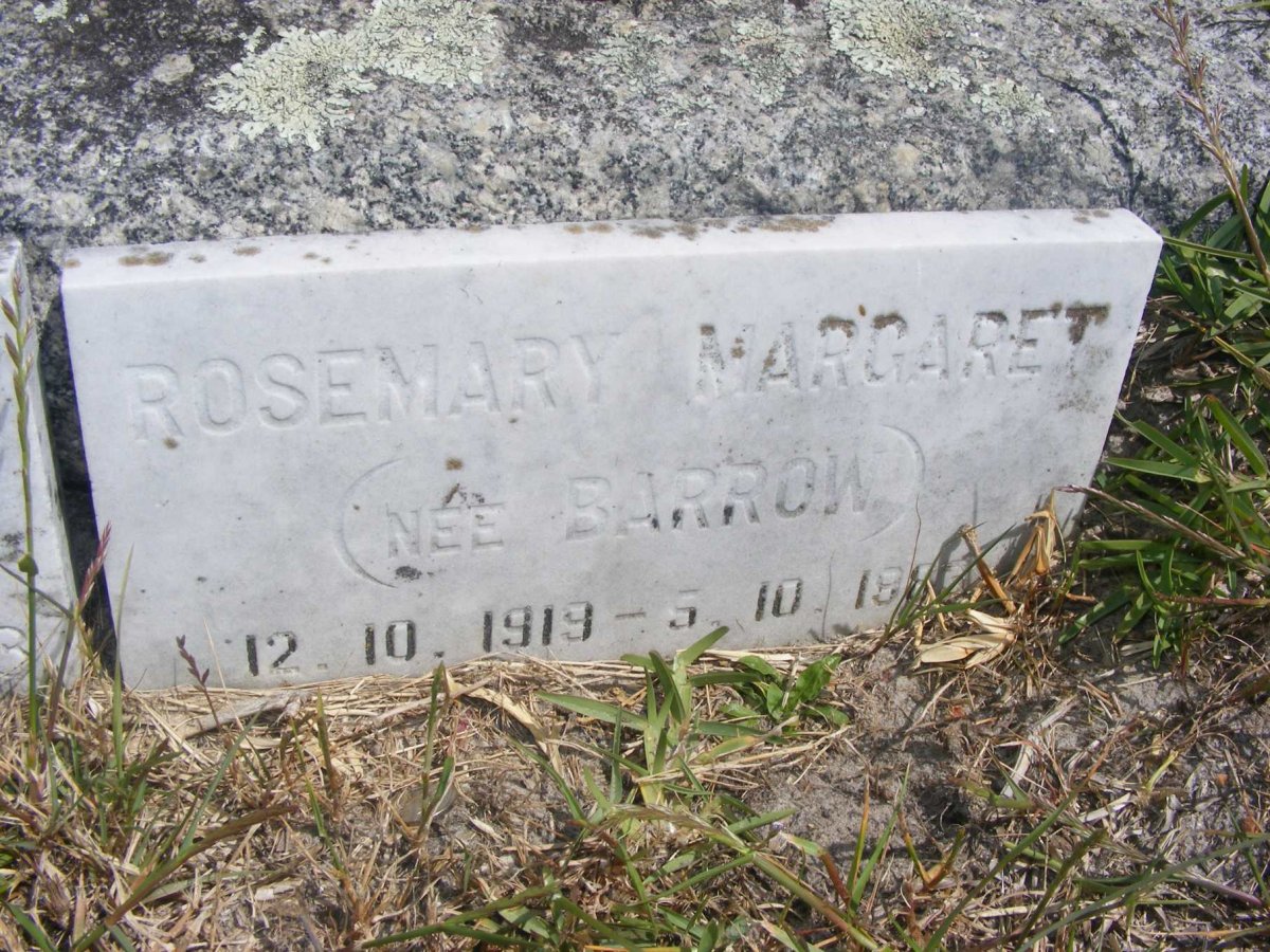 HARPER Rosemary Margaret nee BARROW 1919-1983