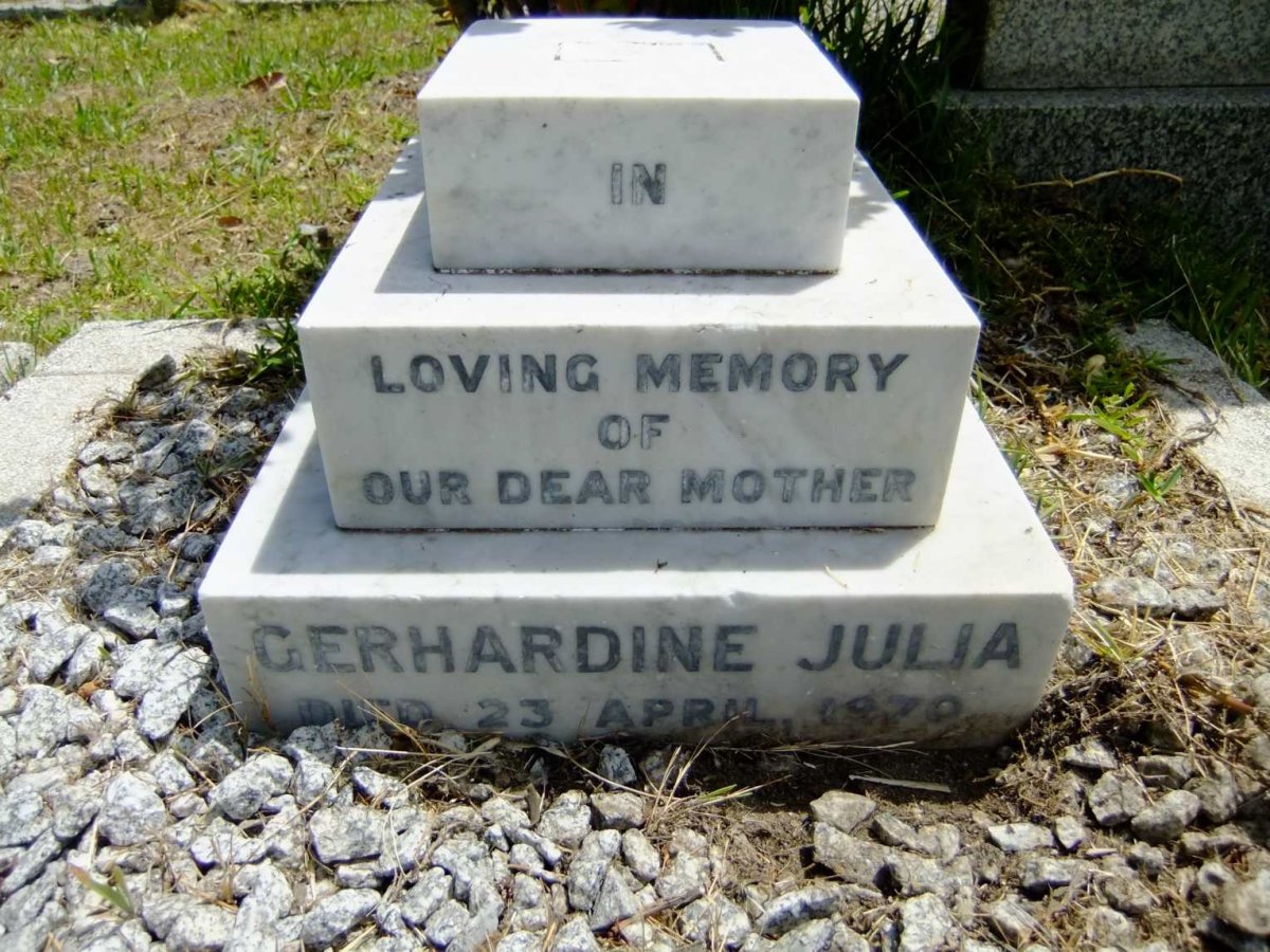 HANDCOCK Gerhardine Julia, SIMS -1970