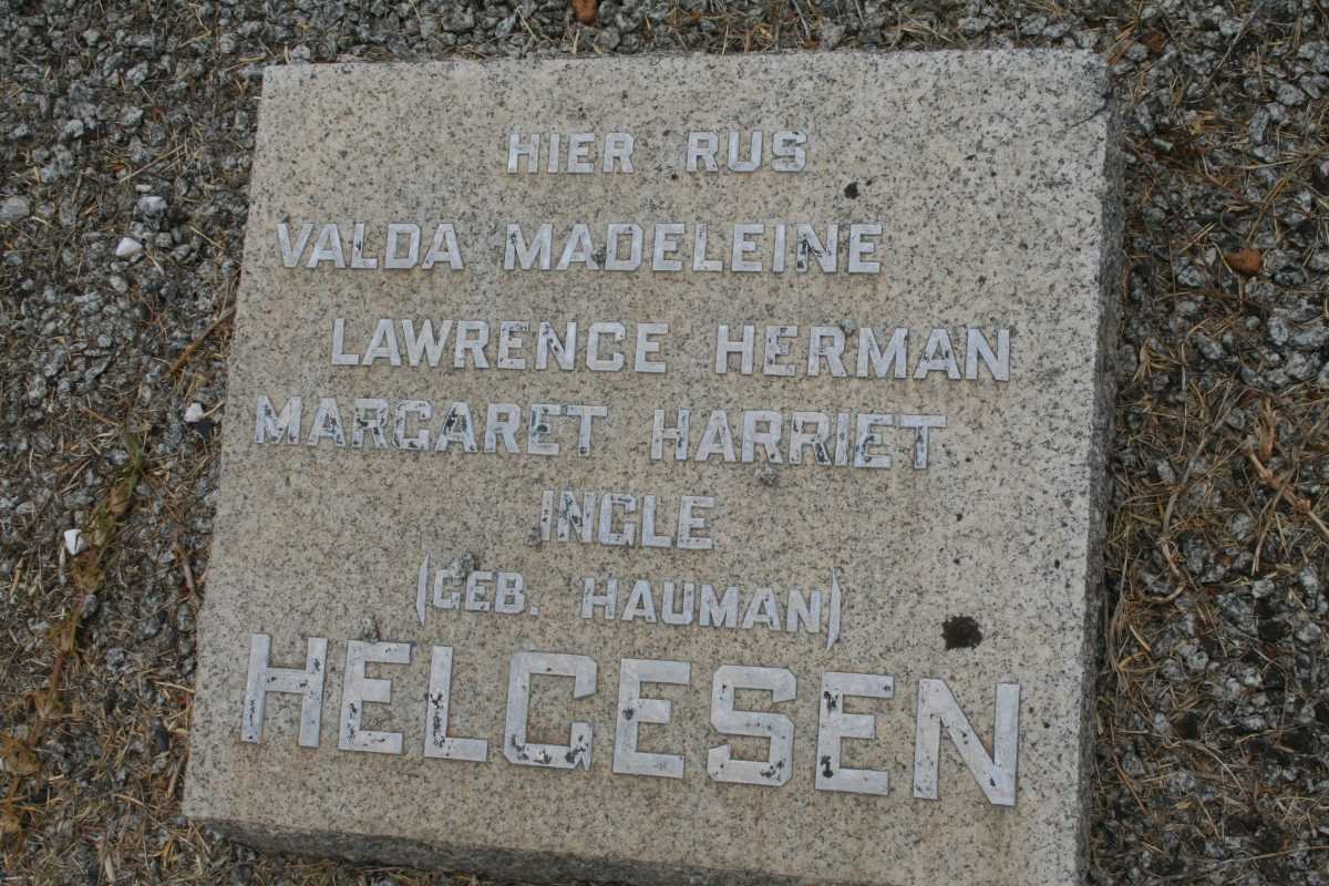 HELGESEN Lawrence Herman :: HELGESEN Valda Madeleine :: HELGESEN Margaret Harriet Ingle nee HAUMAN