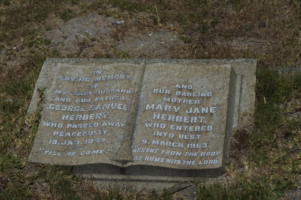 HERBERT George Samuel -1947 &amp; Mary Jane -1963