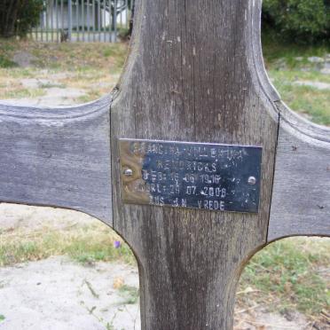 HENDRICKS Francina Willemina 1916-2006