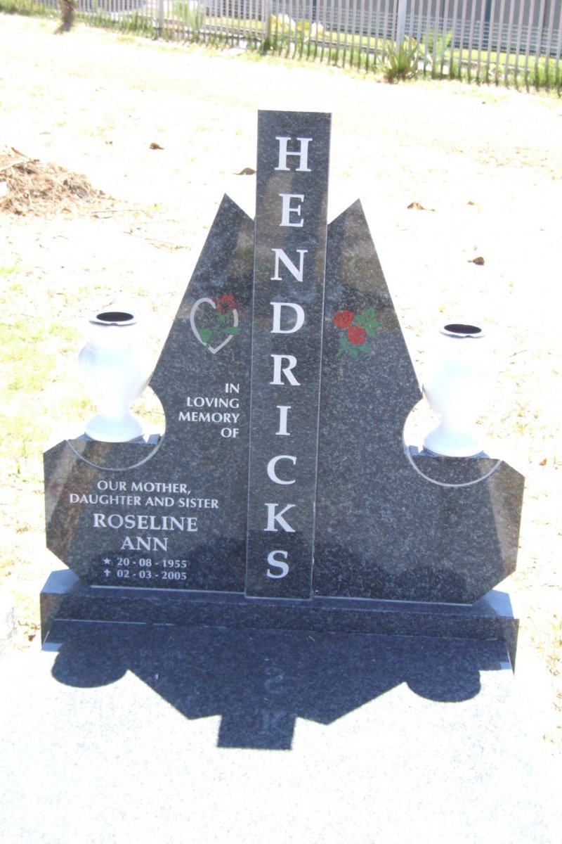 HENDRICKS Roseline Ann 1955-2005