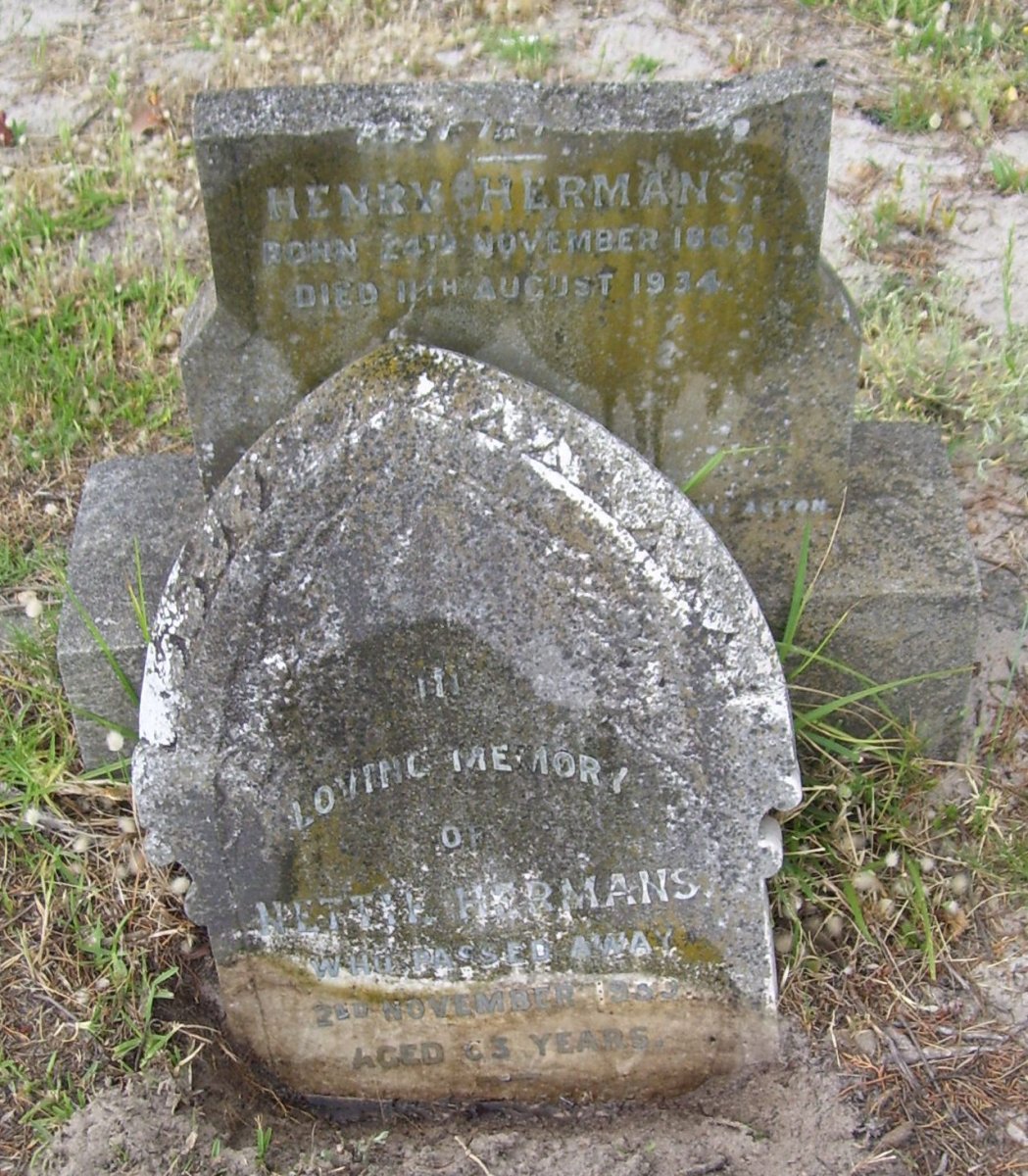 HERMANS Henry 1865-1934 &amp; Nettie -19??