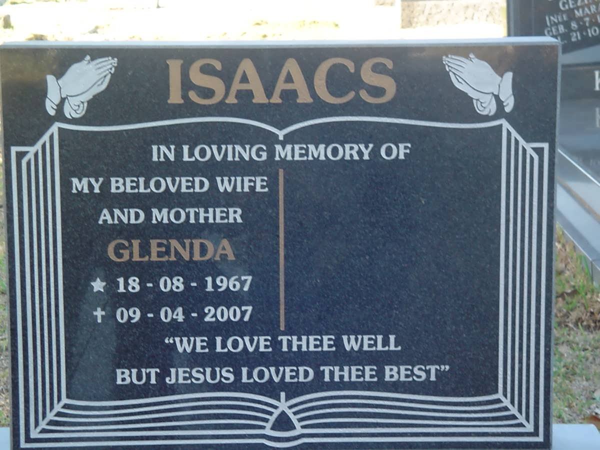 ISAACS Glenda 1967-2007