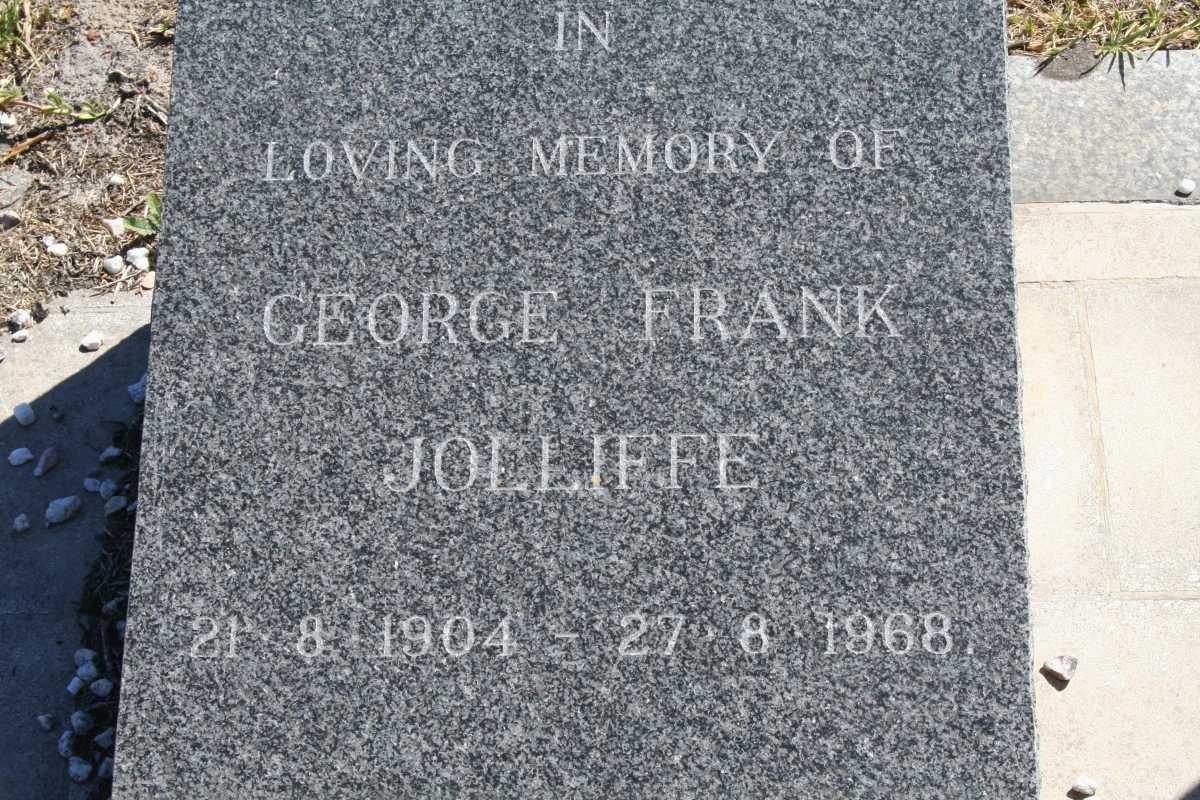 JOLLIFFE George Frank 1904-1968