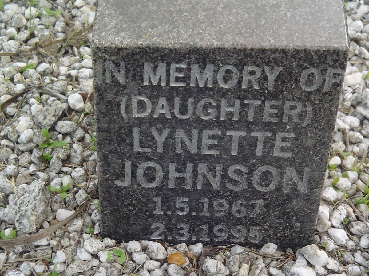 JOHNSON Lynette 1967-1995