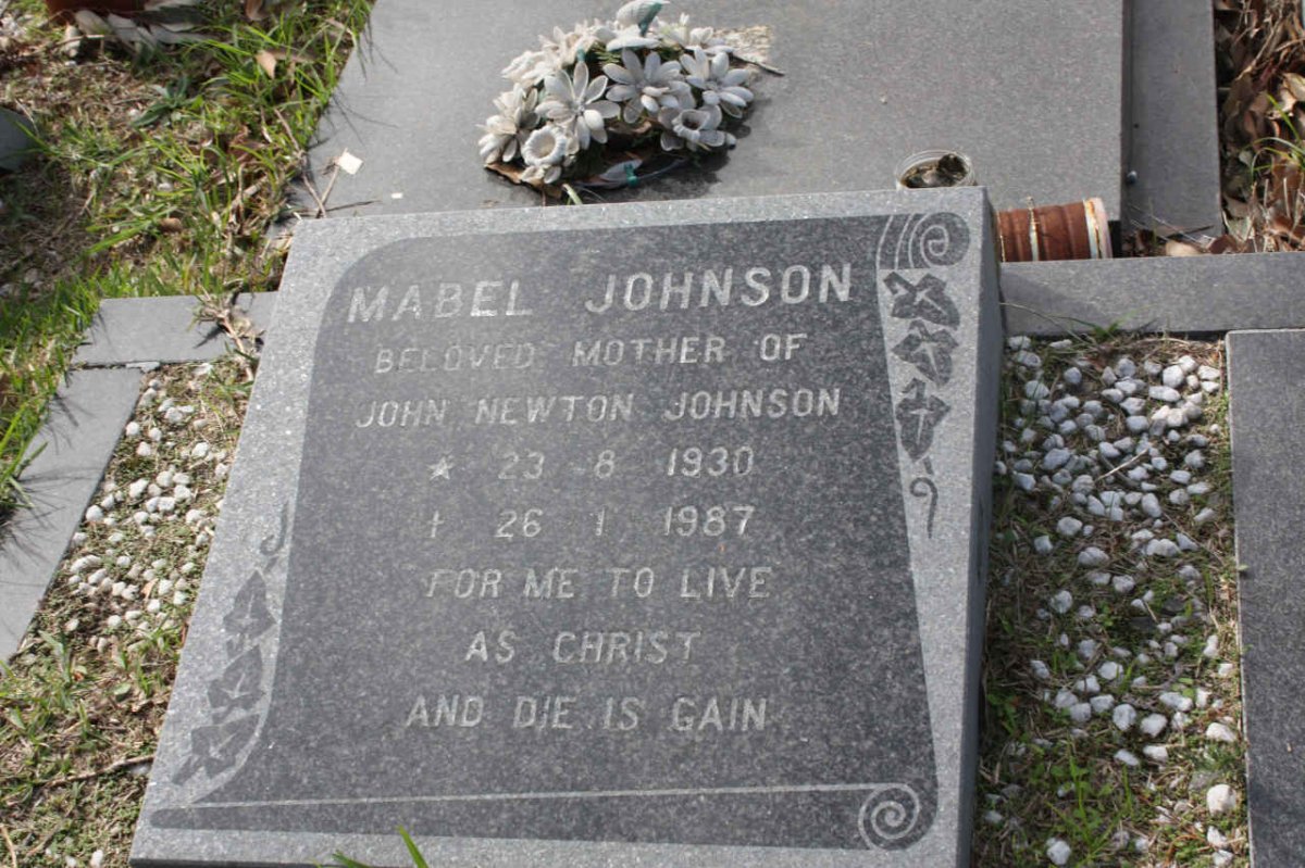 JOHNSON Mabel 1930-1987