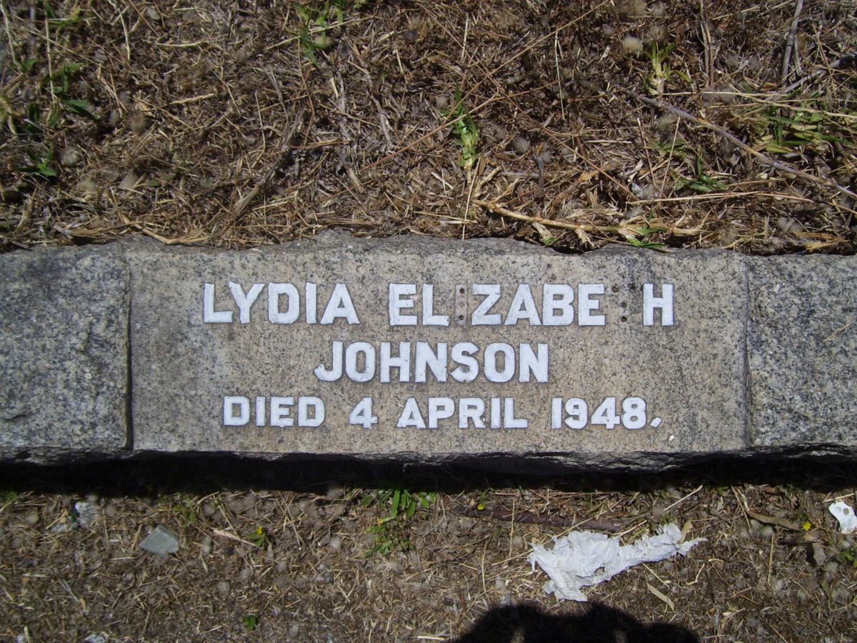 JOHNSON Lydia Elizabeth -1948