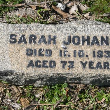 JOHANSEN Sarah -1933