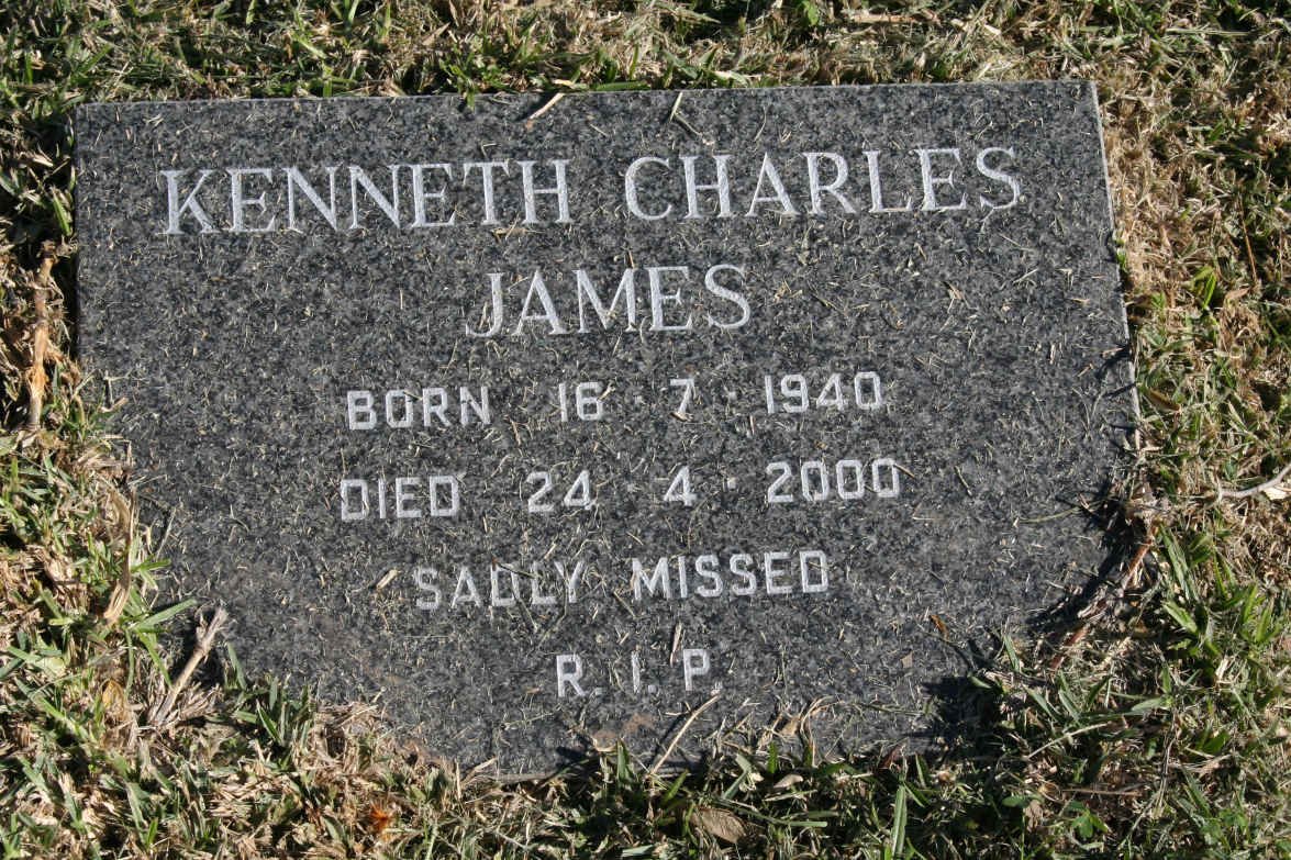 JAMES Kenneth Charles 1940-2000
