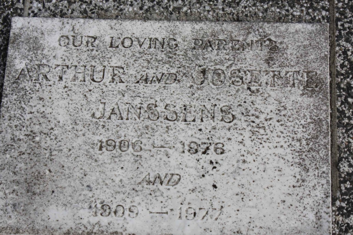 JANSSENS Arthur 1906-1976 &amp; Josette 1909-1977