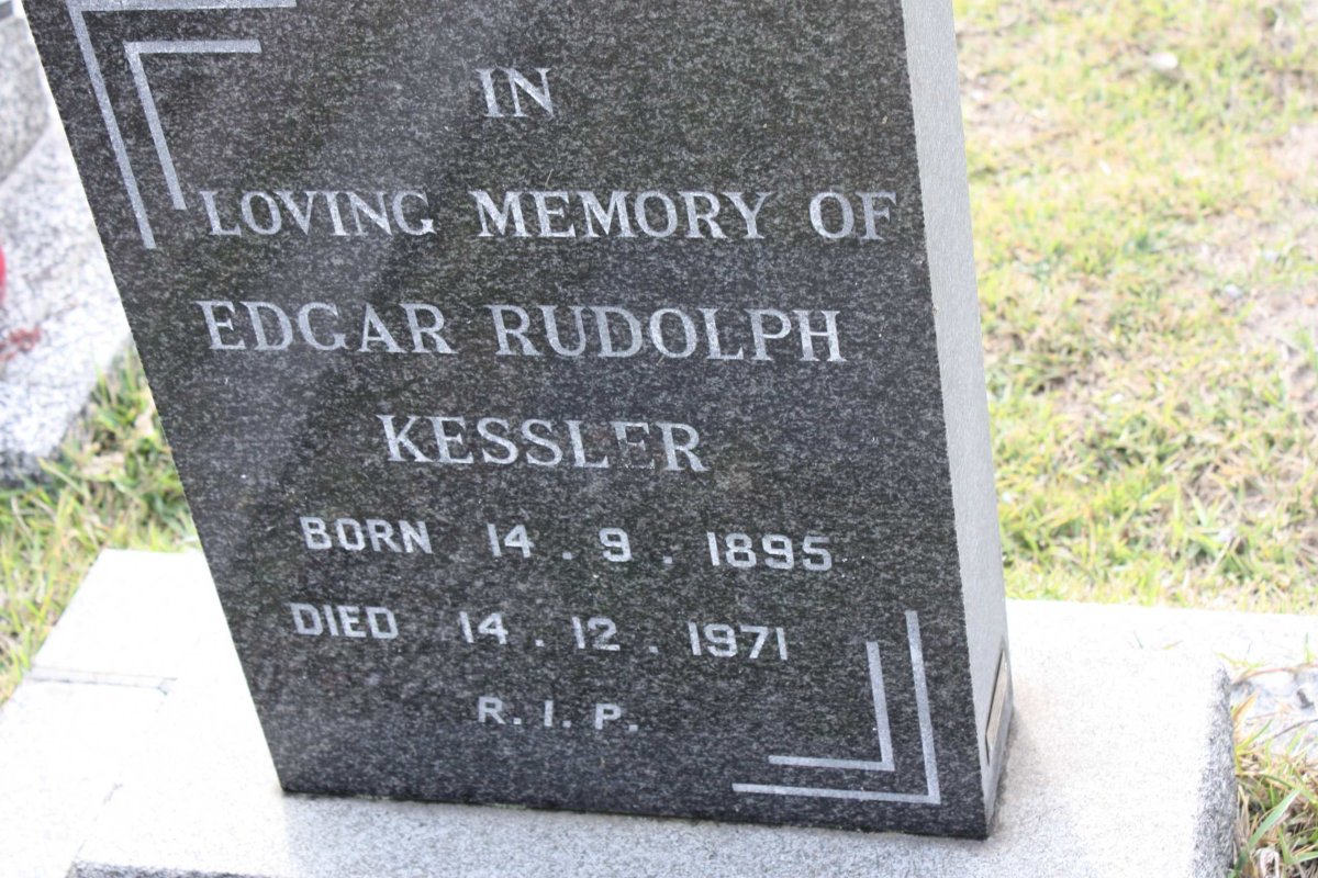 KESSLER Edgar Rudolph 1895-1971