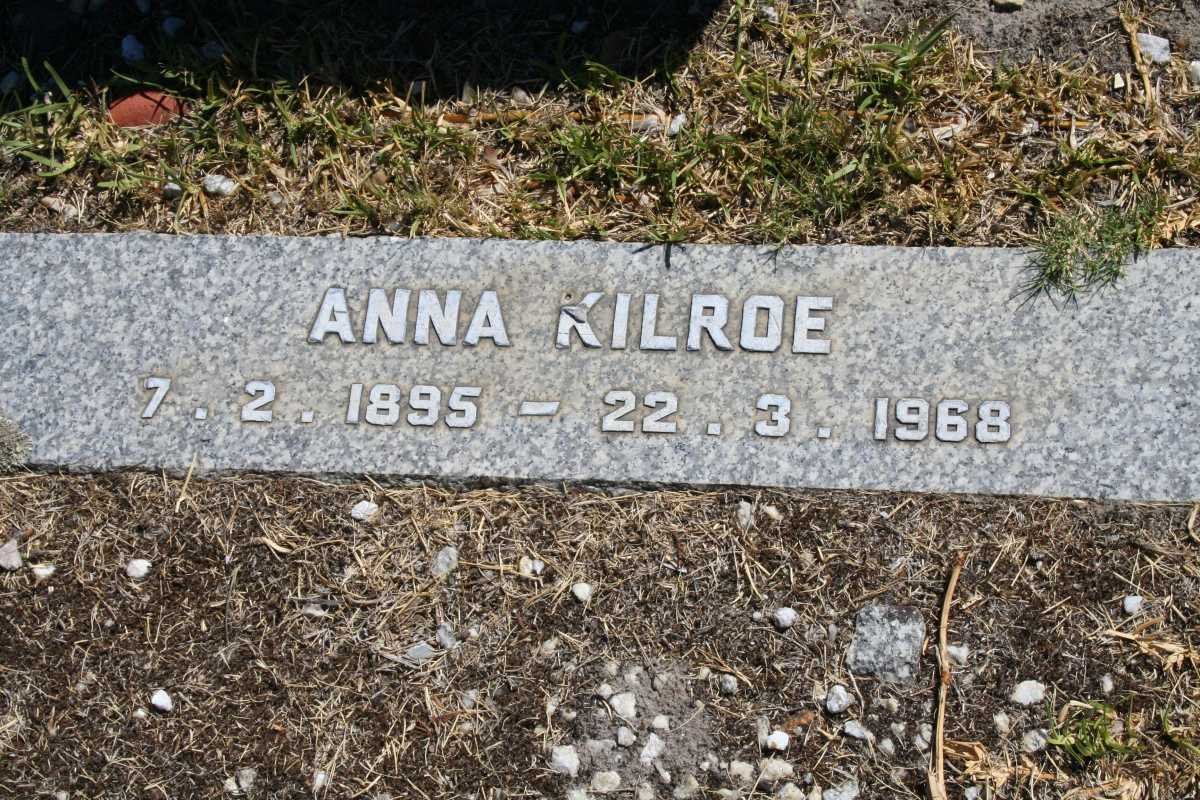 KILROE Anna 1895-1968