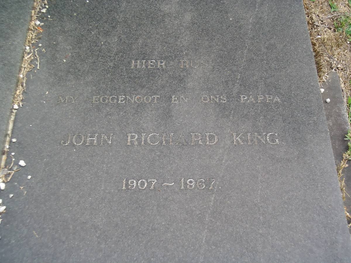 KING John Richard 1907-1967