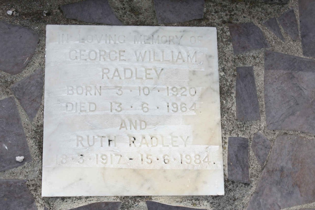 RADLEY George William 1920-1964 &amp; Ruth 1917-1984