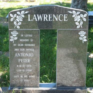 LAWRENCE Antonio Peter 1974-2004