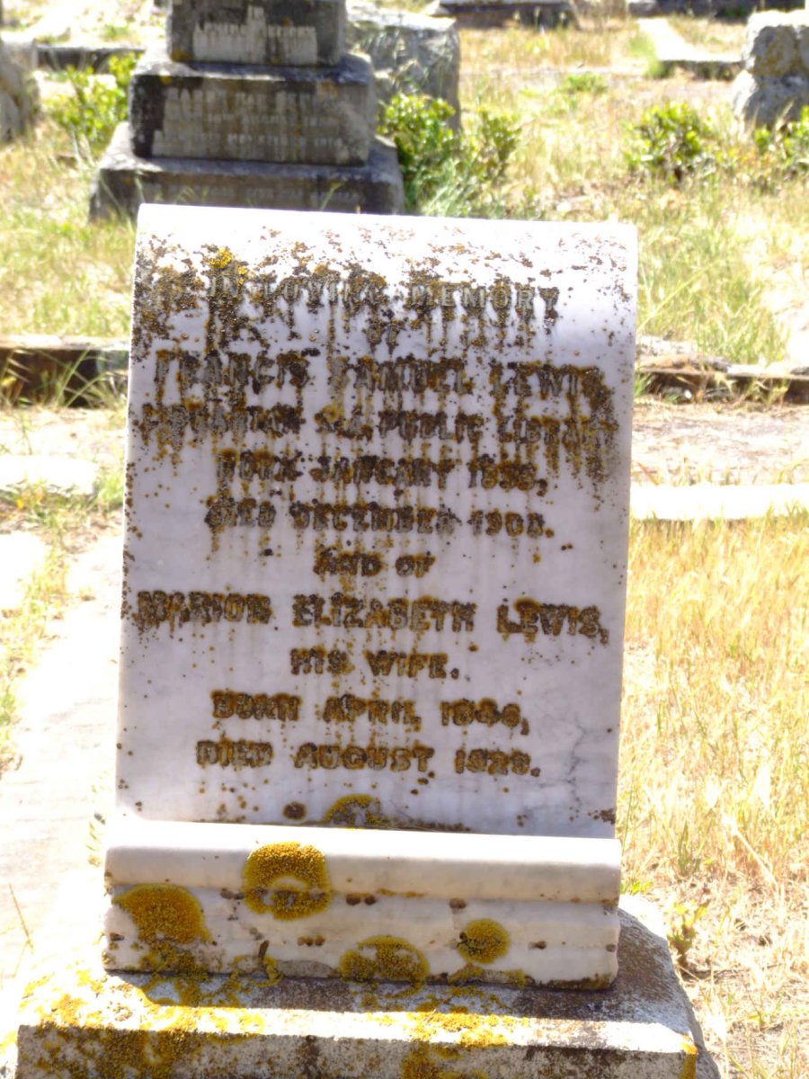 LEWIS Francis Samuel 1833-1900 &amp; Marion Elizabeth 1836-1928