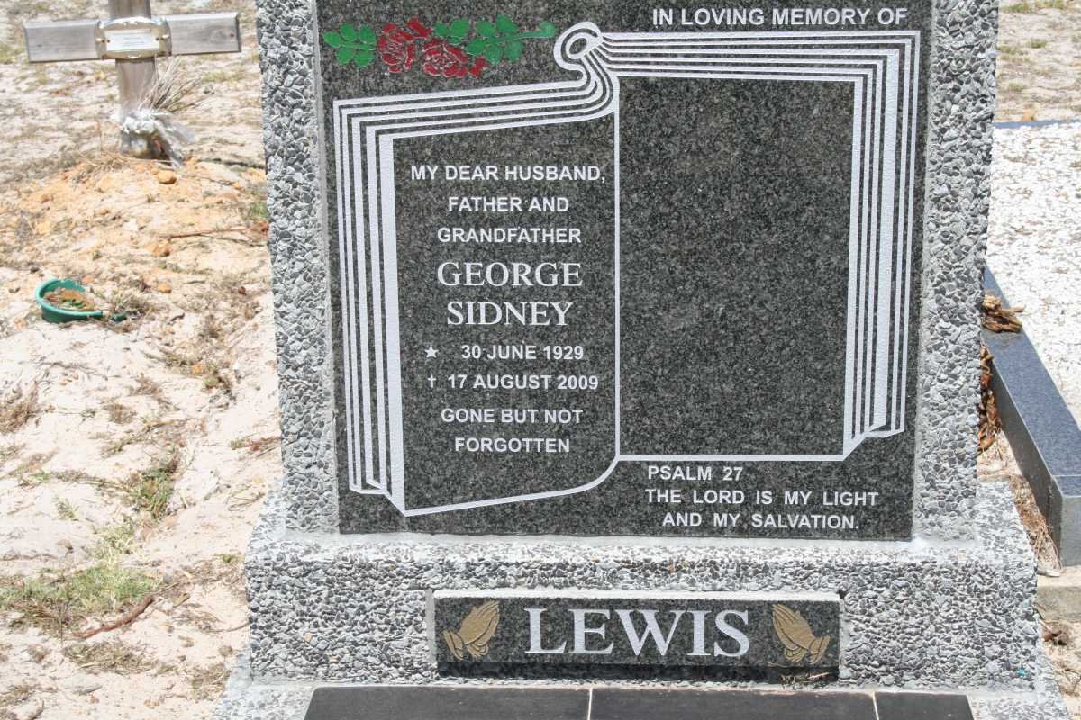 LEWIS George Sidney 1929-2009