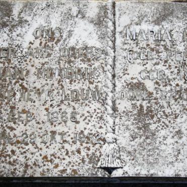 LOUW Jan Hendrik Hofmeyr 1868-1952 &amp; Maria PEPLER 1880-1952