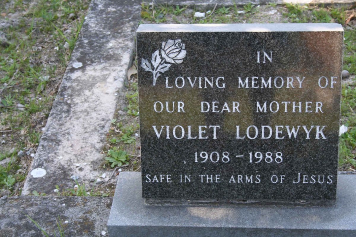 LODEWYK Violet 1908-1988