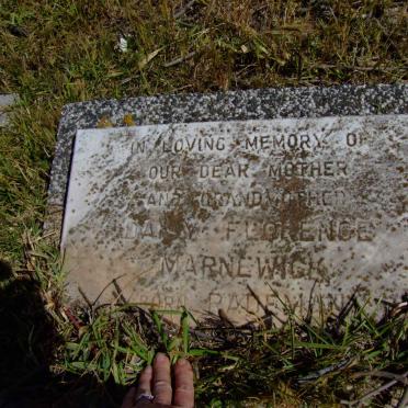 MARNEWICK Daisy Florence nee RADEMAN