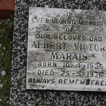 MARAIS Albert Victor 1925-1976