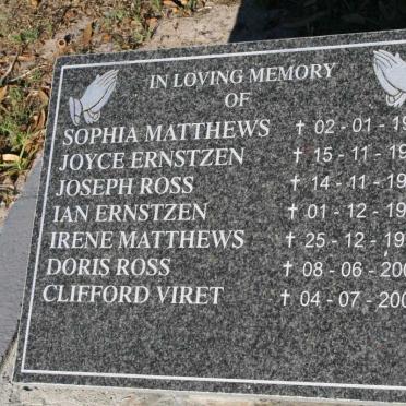 MATTHEWS :: ERNSTZEN :: ROSS :: VIRET