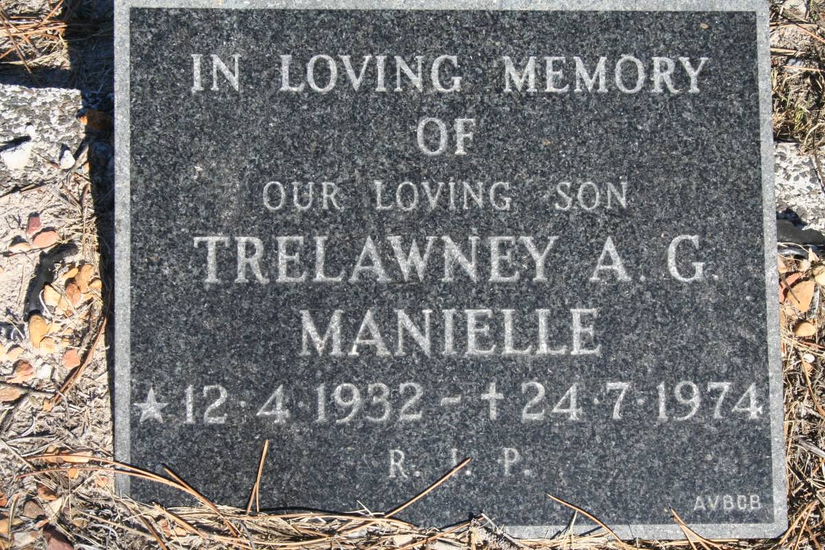 MANIELLE Trelawney A.G. 1932-1974