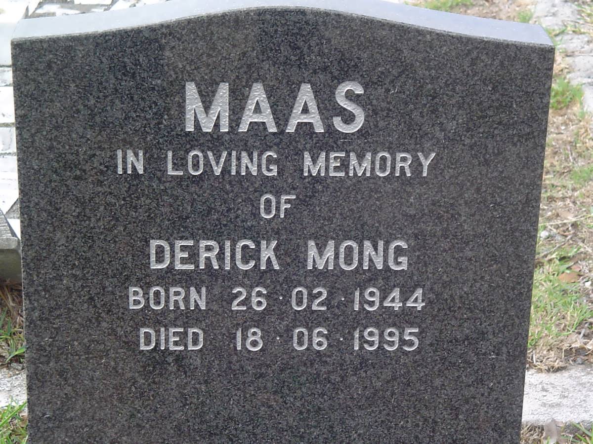 MAAS Derick Mong 1944-1995