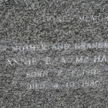MCHARG Anne E.A. 1902-1980