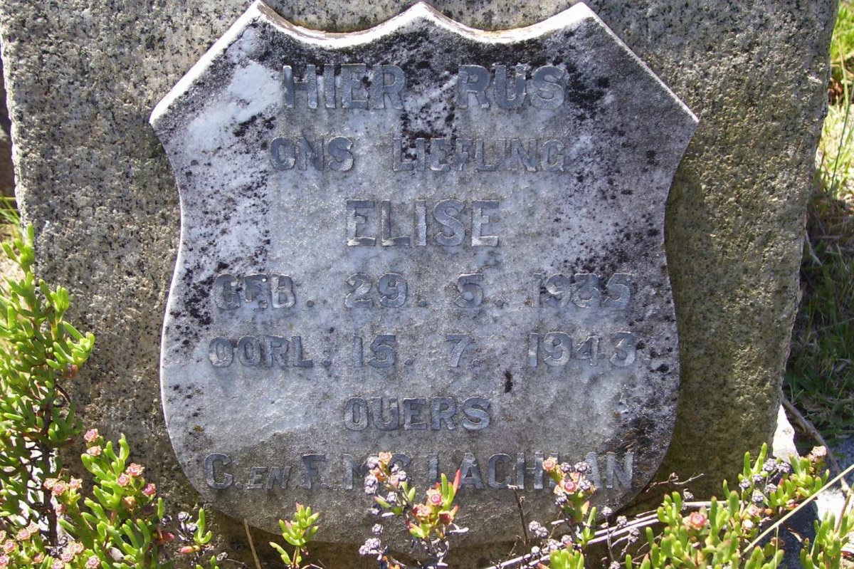 MCLACHLAN Elise 1935-1943