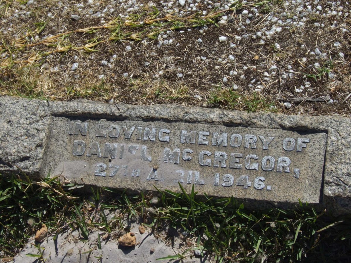 McGREGOR Daniel -1946