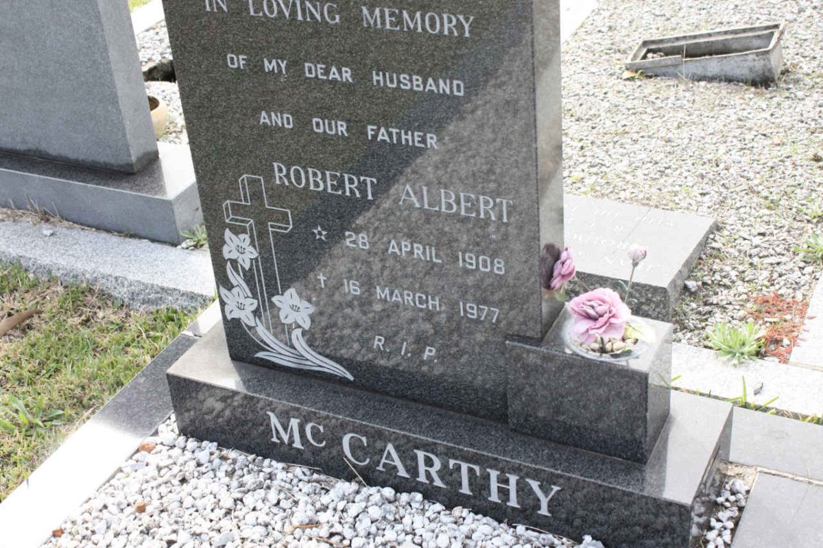 MCCARTHY Robert Albert 1908-1977 & Jessie JOHNSTON 1914-2006 _2