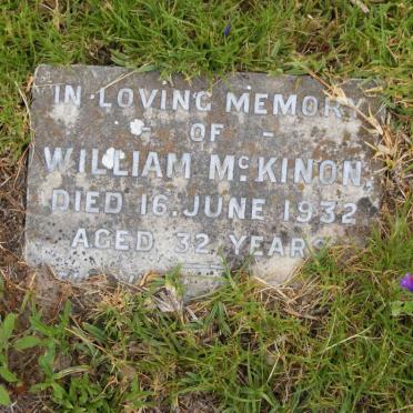 MCKINON William -1932