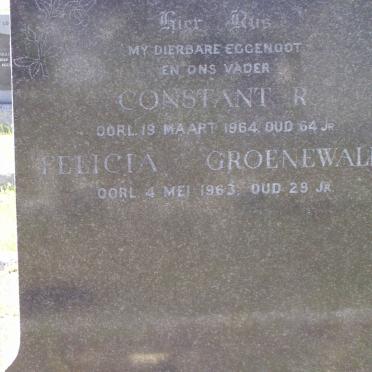 MCLACHLAN Constant R. -1964 :: GROENEWALD Felicia -1963