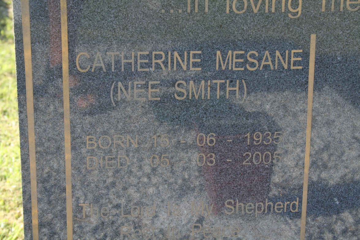 MESANE Catherine nee SMITH 1935-2005