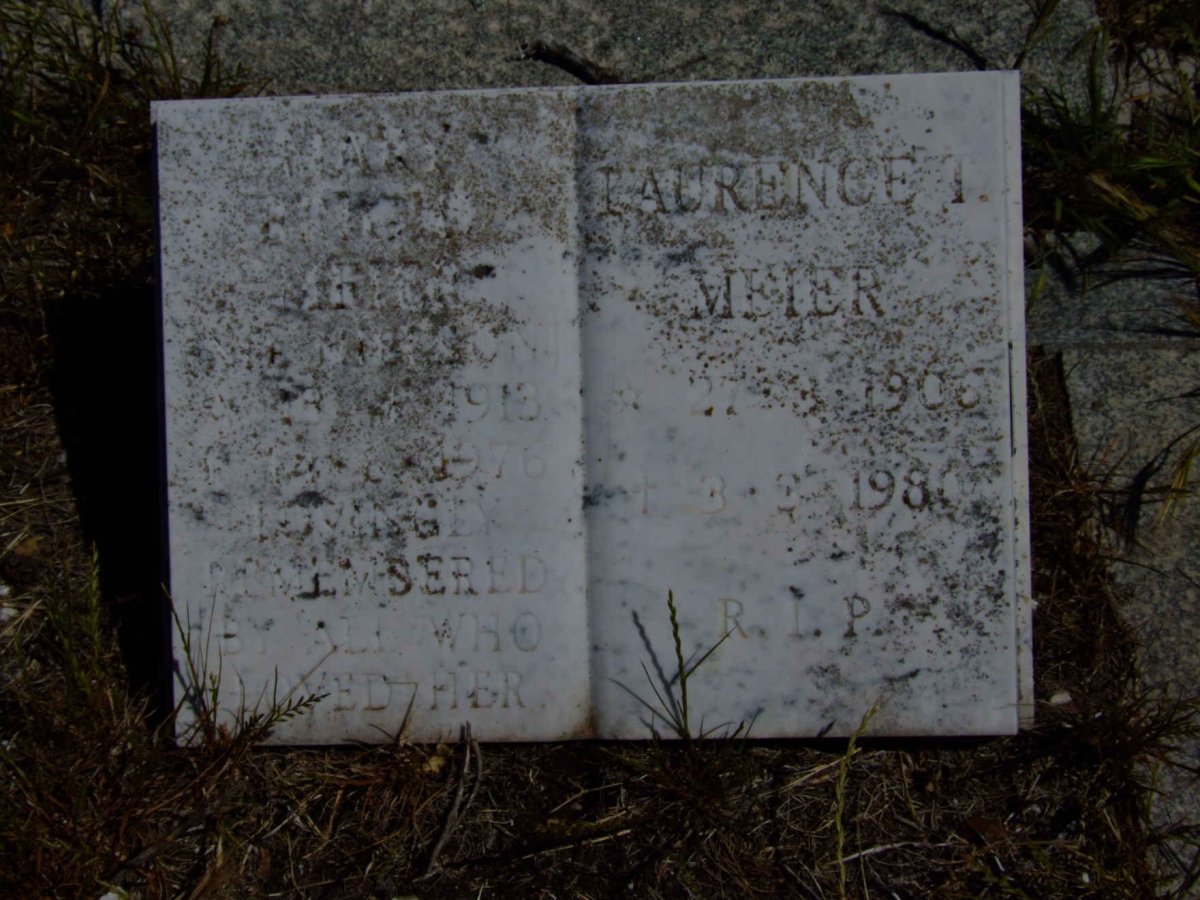 MEIER Laurence 1906-1980  &amp; Mary ? 1913-1976