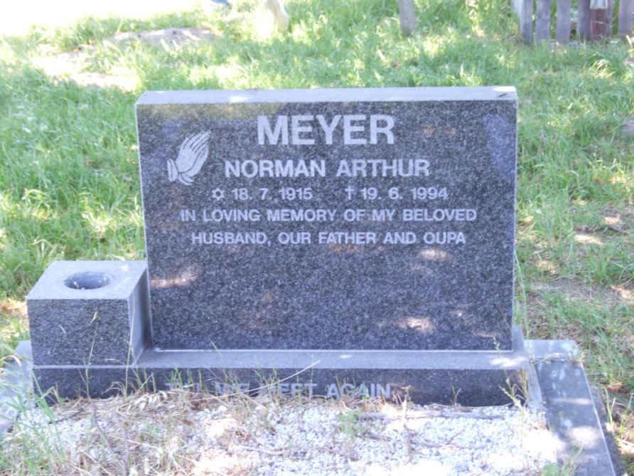 MEYER Norman Arthur 1915-1994