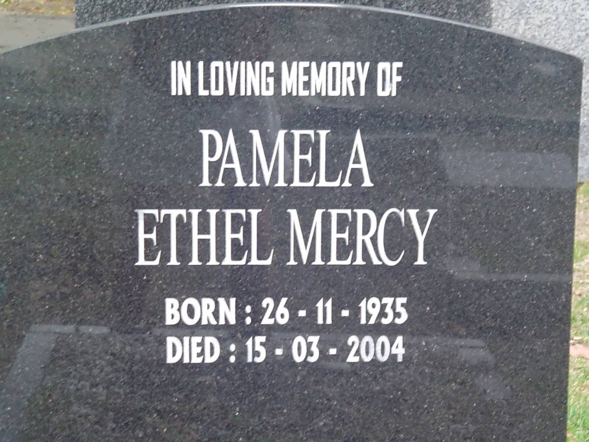 MERCY Pamela Ethel 1935-2004