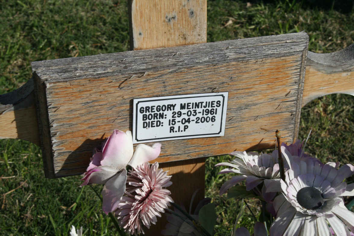 MEINTJIES Gregory 1961-2006