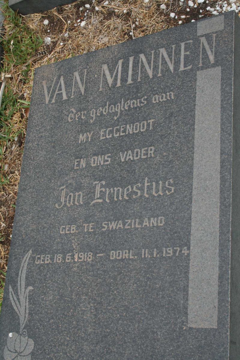 MINNEN Jan Ernestus, van 1918-1974