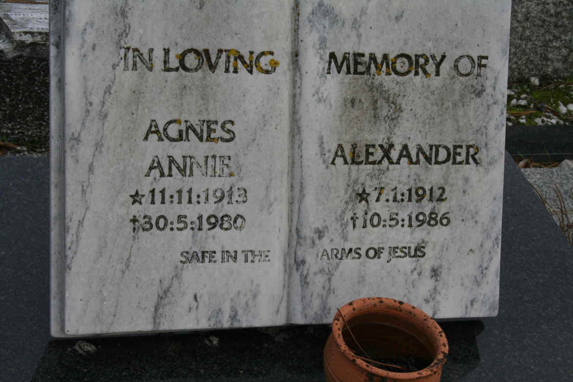 MICHAELS Alexander 1912-1986 & Agnes Annie 1913-1980 :: MICHAELS Kim Joy 1971-2002 _2