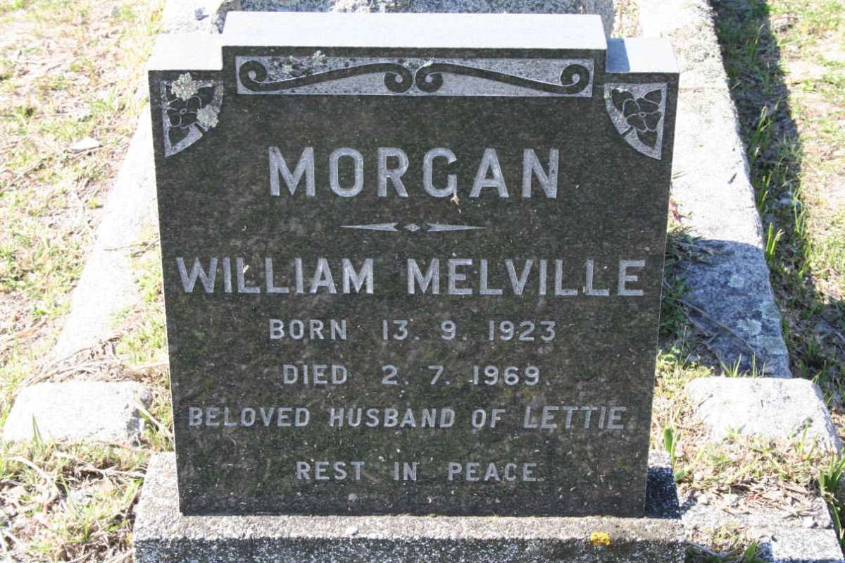 MORGAN William Melville 1923-1969