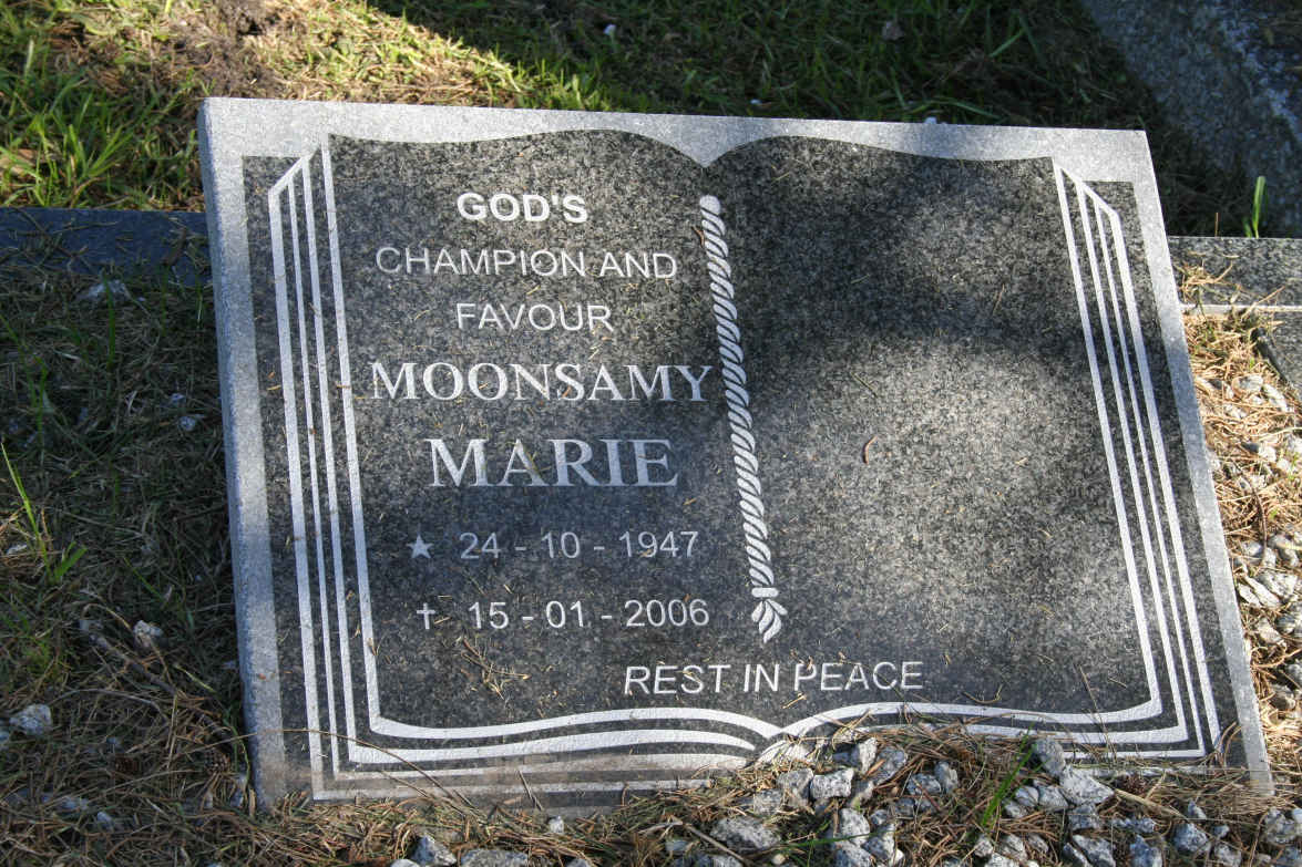 MOONSAMY Mary 1947-2006