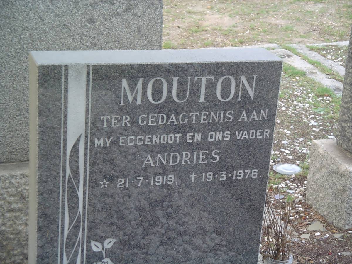 MOUTON Andries 1919-1976