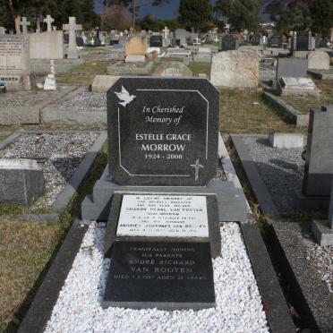 MORROW Estelle Grace 1924-2008 :: VAN ROOYEN Andries Johannes -1973 & Sharon Pearl MORROW -1972 :: VAN ROOYEN Andre Richard -1997