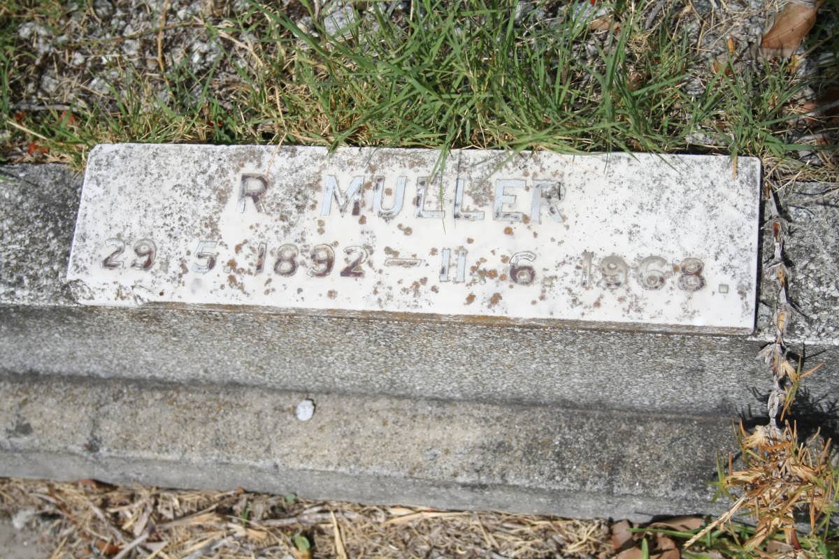 MULLER R. 1892-1968