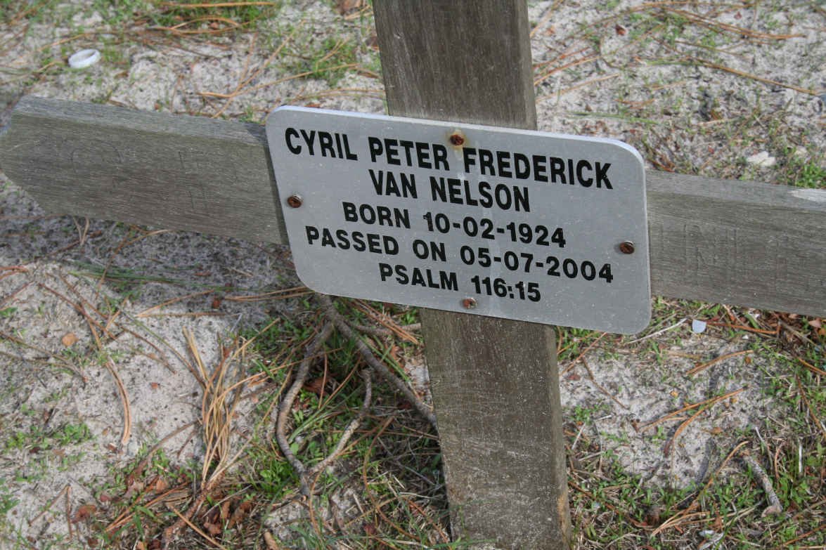NELSON Cyril Peter Frederick, van  1924-2004