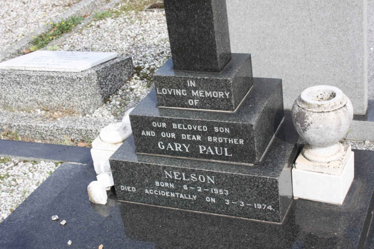 NELSON Gary Paul 1953-1974
