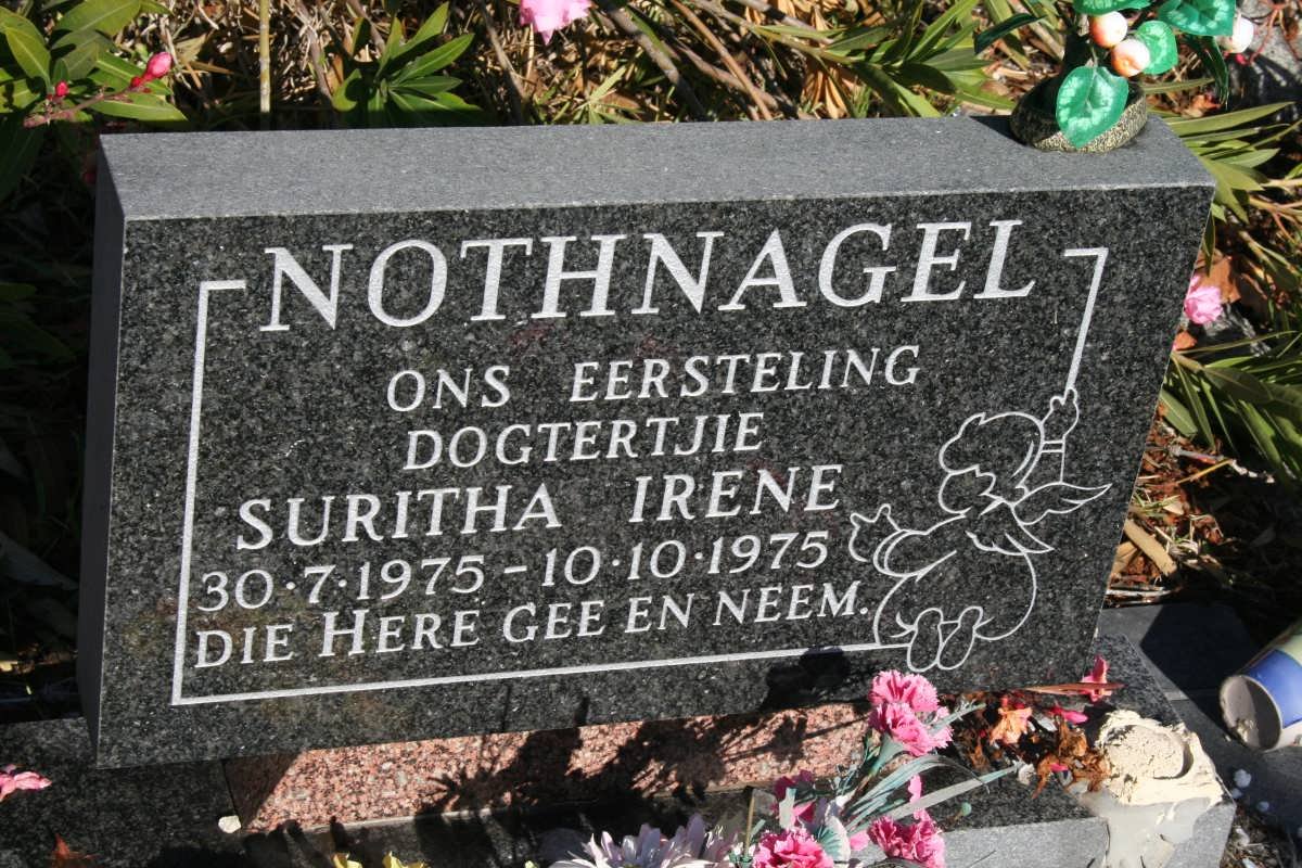 NOTHNAGEL Suritha Irene 1975-1975